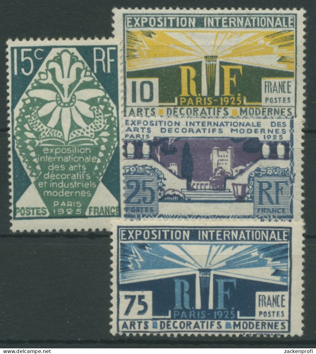 Frankreich 1925 Kunstgewerbeausstellung Paris 177/80 Mit Falz - Ungebraucht