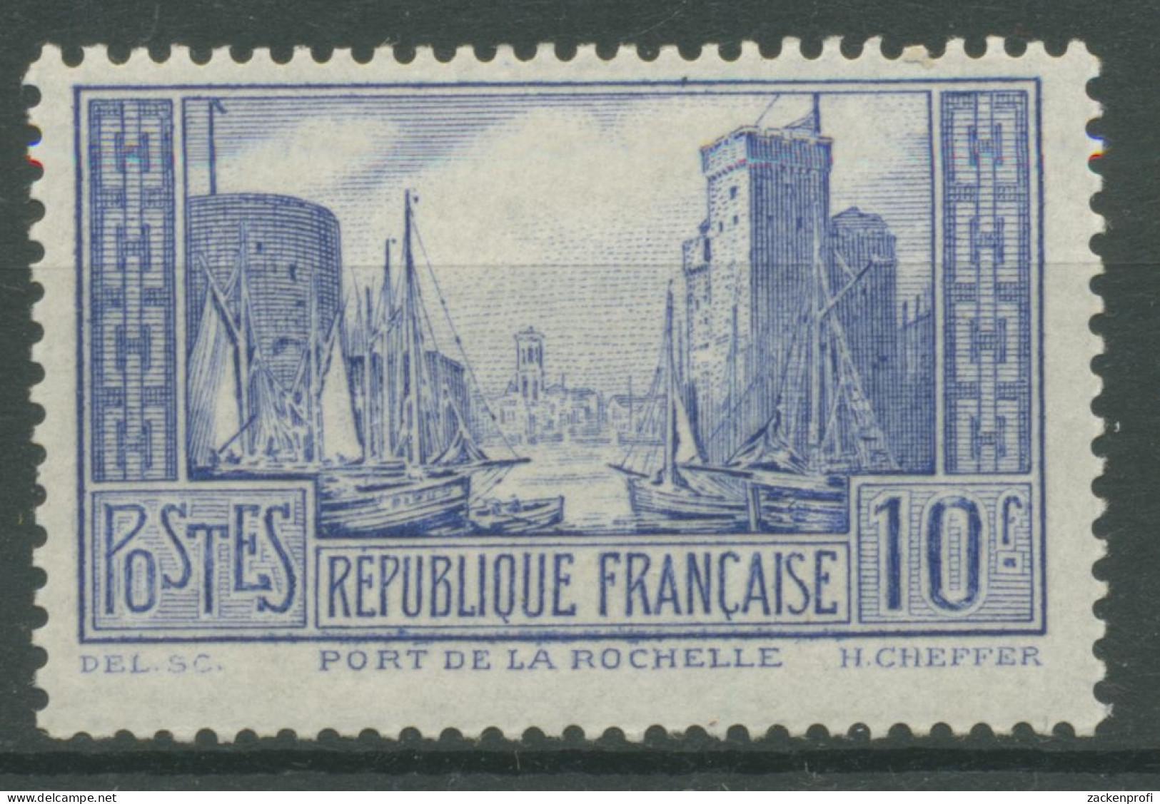 Frankreich 1929 Bauwerke Hafen Von La Rochelle 241 I Mit Falz - Ongebruikt