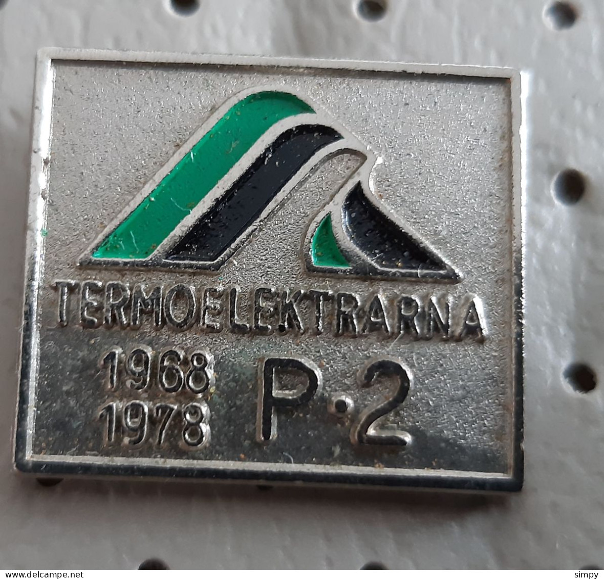 TE Trbovlje P2 1968/1978 Termal Power Plant Slovenia Ex Yugoslavia  Pin - Trademarks