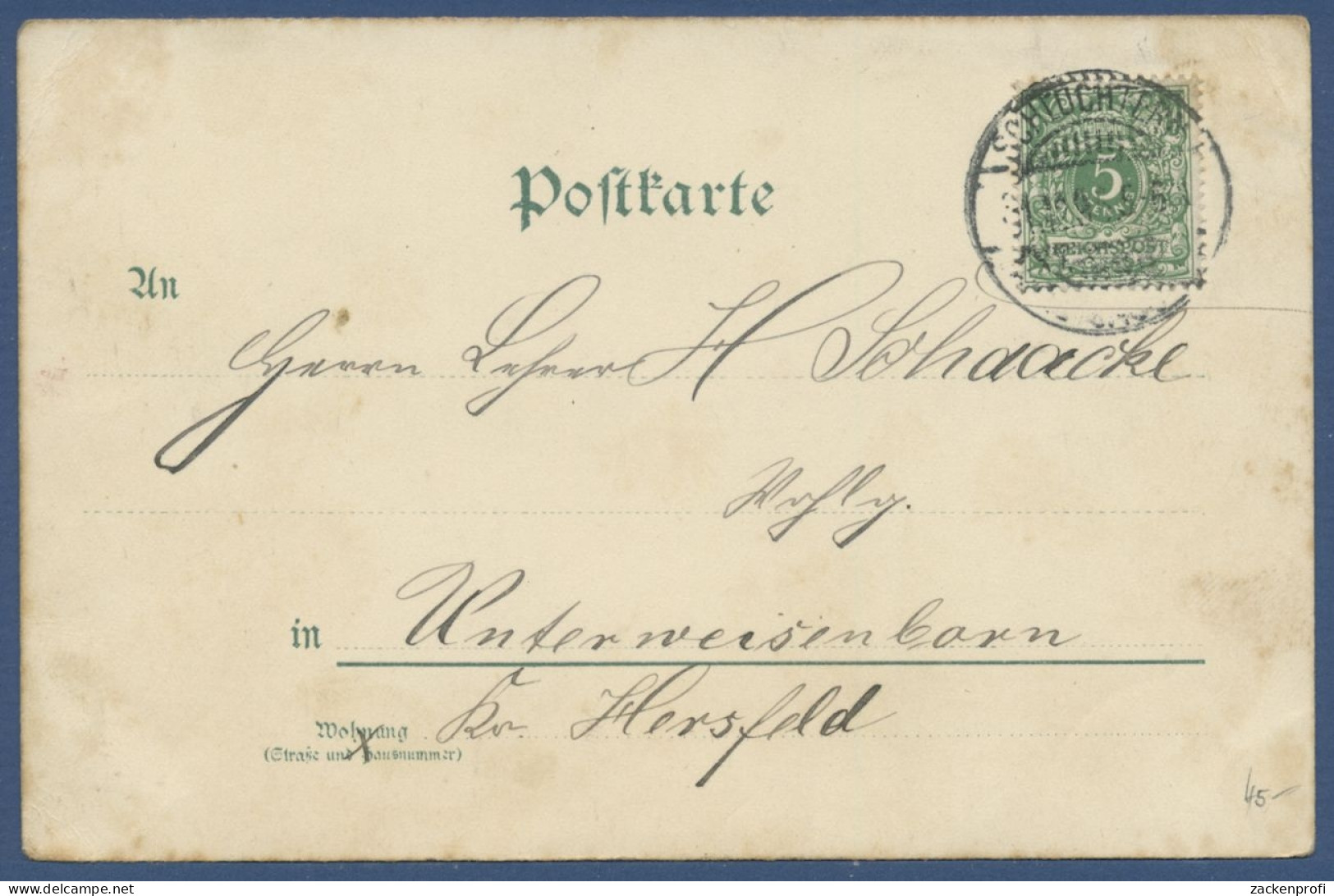 Gruss Aus Dem Hessen-Schwalmland Trachten Hochzeitszug, Gelaufen 1895 (AK1158) - Schwalmstadt