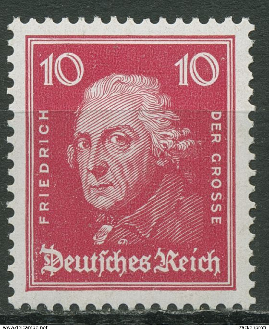 Deutsches Reich 1926 Berühmte Deutsche Friedrich Der Große 390 Postfrisch - Unused Stamps