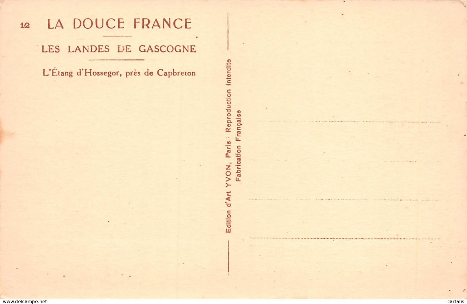 40-GASCOGNE-N°3774-E/0121 - Altri & Non Classificati