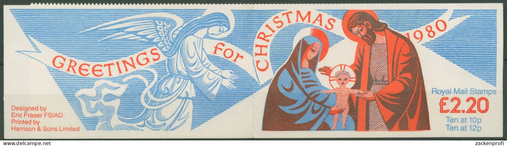 Großbritannien 1980 Weihnachten: Weihnachtsgrüße MH 51 Postfrisch (D74536) - Carnets