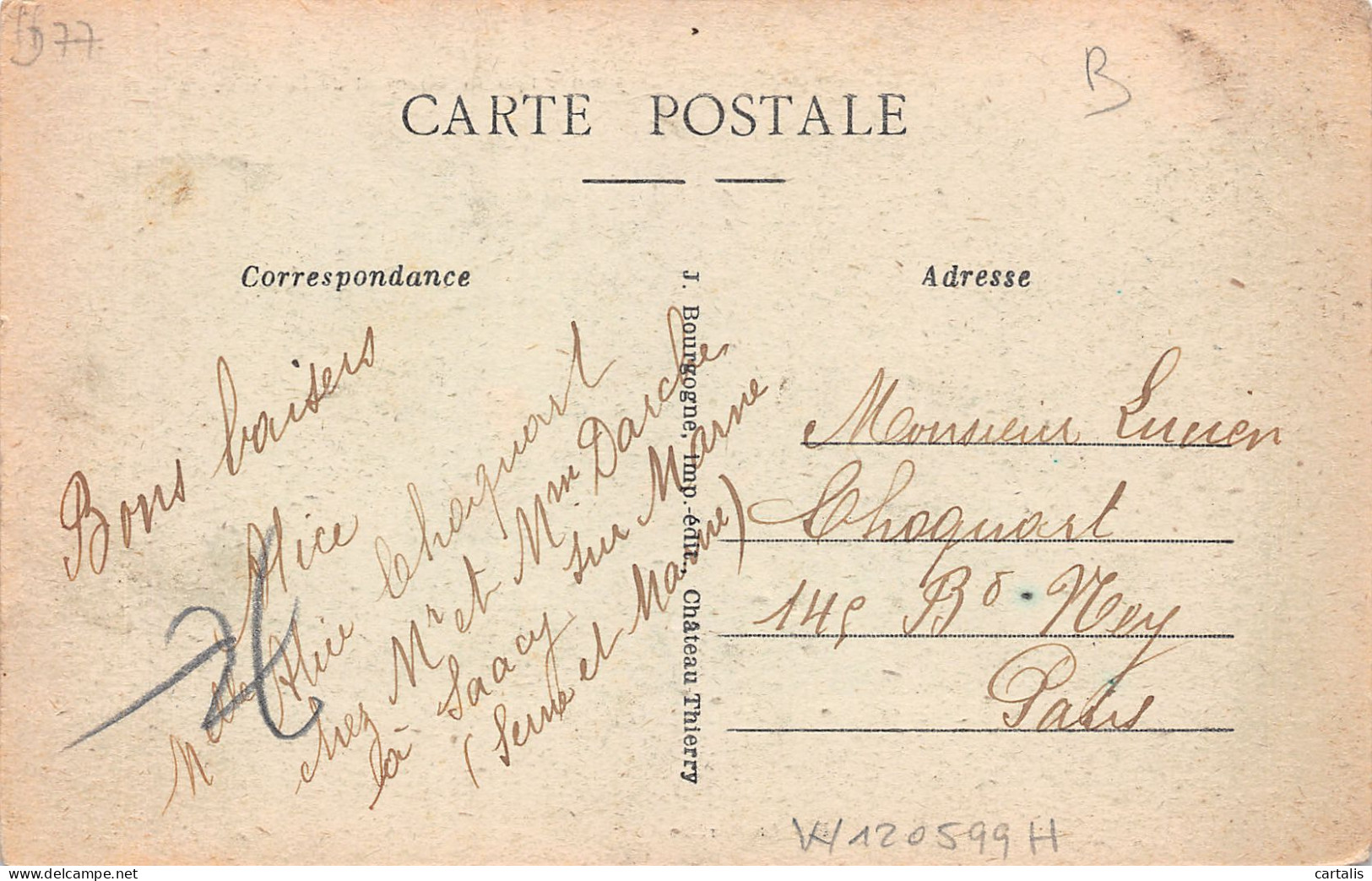 77-SAACY SUR MARNE-N°3774-E/0065 - Altri & Non Classificati