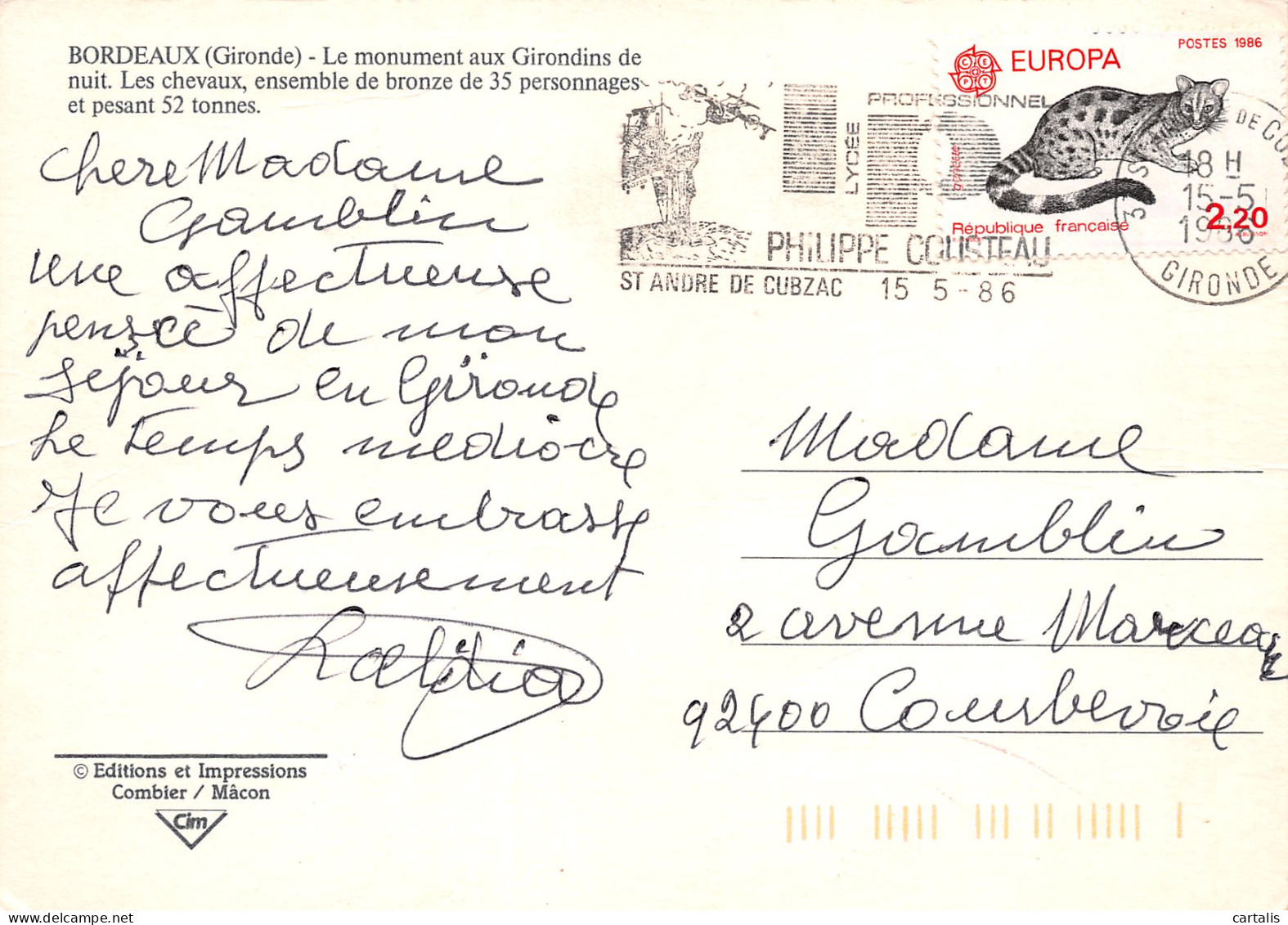 33-BORDEAUX-N°3774-D/0369 - Bordeaux