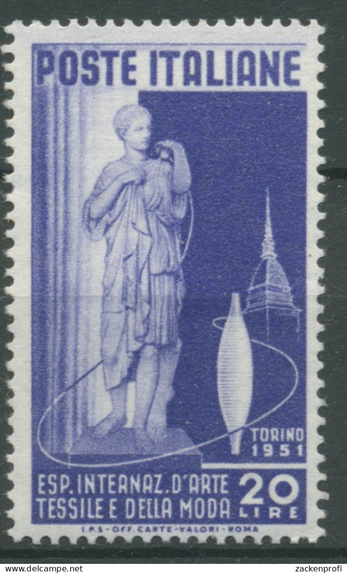 Italien 1951 10. Internationale Textilausstellung Turin 832 Postfrisch - 1946-60: Mint/hinged