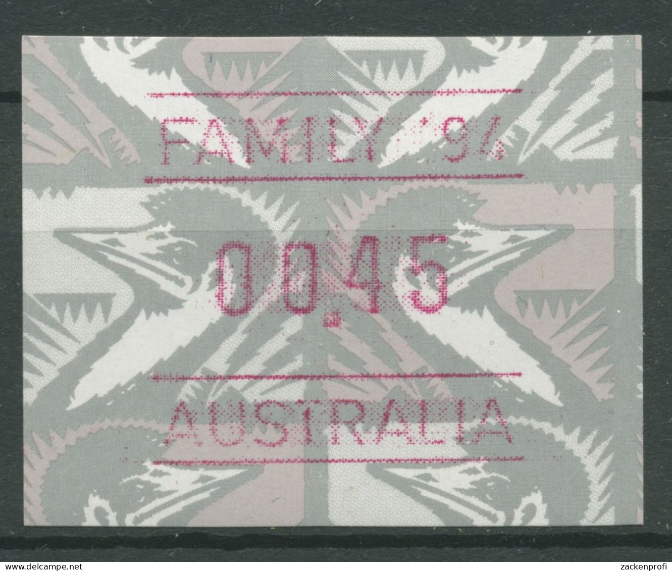 Australien 1994 Emus FAMILY '94 Brisbane Automatenmarke 35 Postfrisch - Viñetas De Franqueo [ATM]