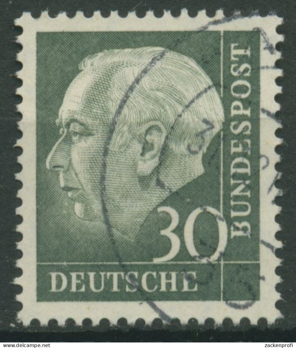 Bund 1960 Heuss LUMOGEN Papier Mit Fluoreszenz 259 Y Gestempelt Geprüft - Used Stamps