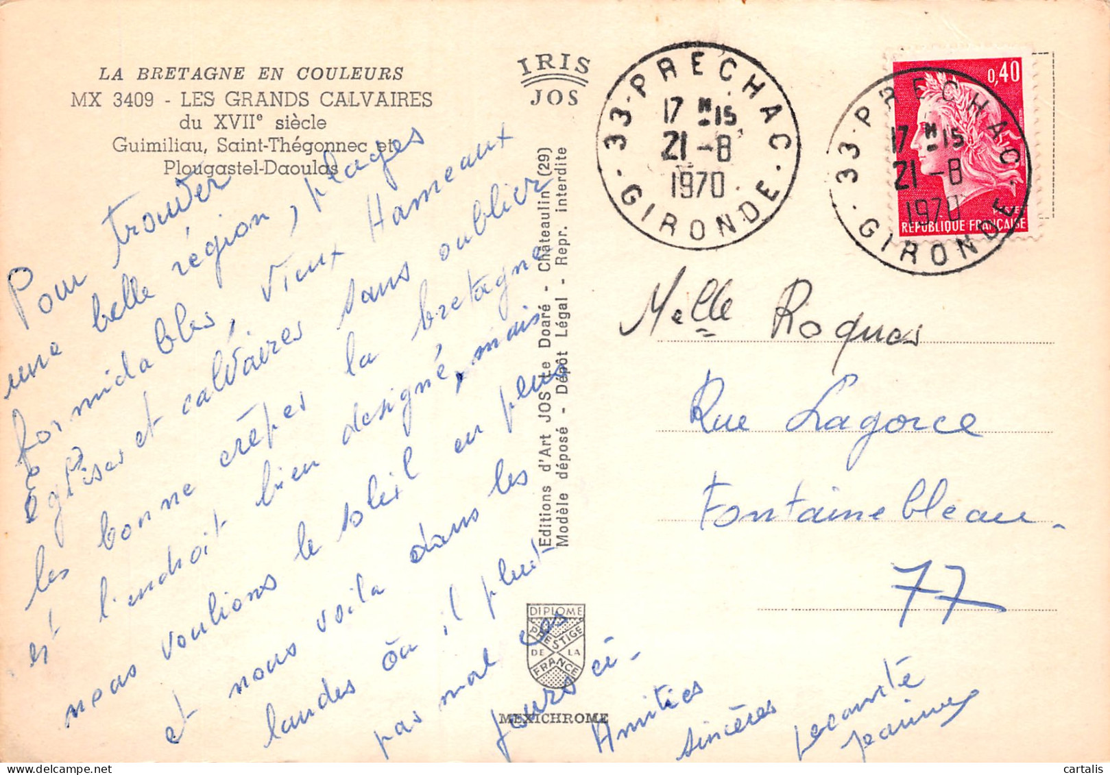 29-CALVAIRES BRETONS-N°3774-D/0183 - Other & Unclassified