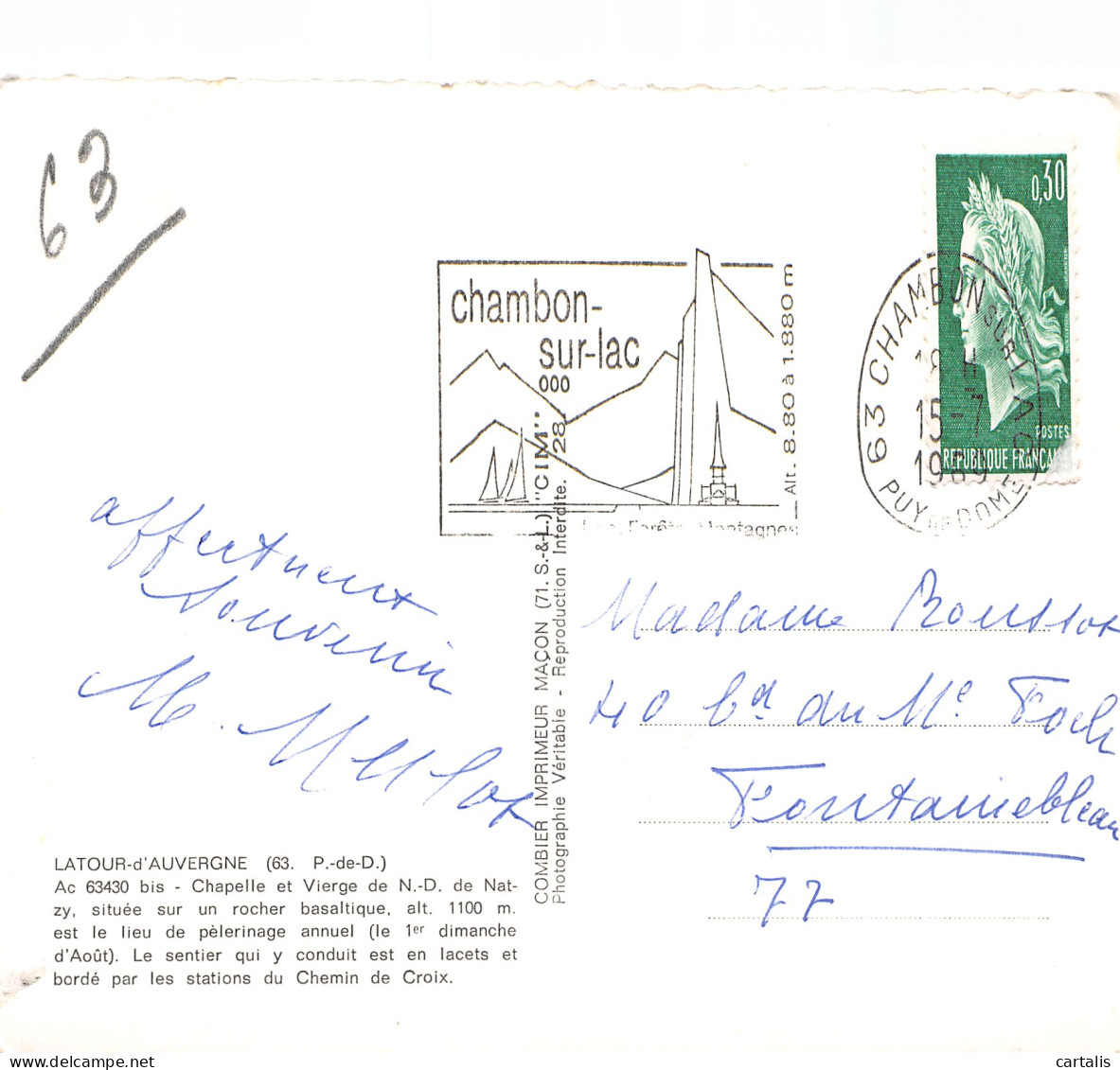 63-LATOUR D AUVERGNE-N°3774-D/0051 - Andere & Zonder Classificatie