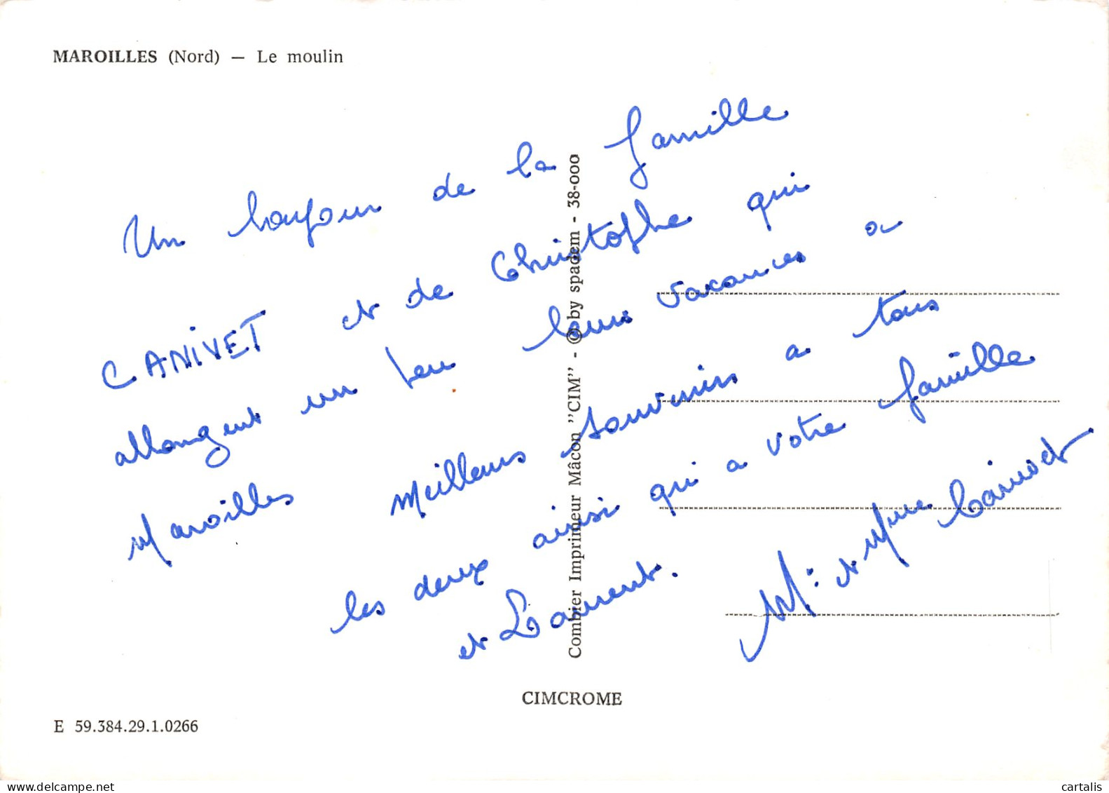 59-MAROILLES-N°3774-D/0029 - Other & Unclassified