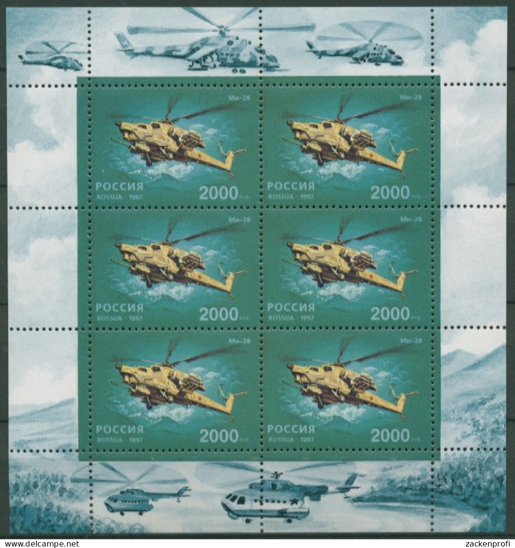 Russland 1997 50 J. Hubschrauber-Hersteller MIL 589 K Postfrisch (C16859) - Blocks & Sheetlets & Panes