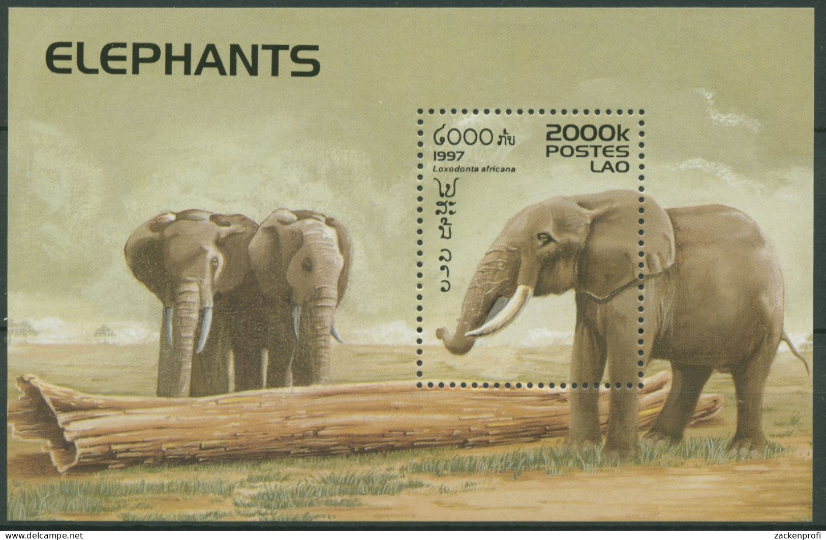 Laos 1997 Elefanten Block 162 Postfrisch (C30287) - Laos