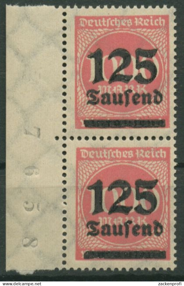 Deutsches Reich 1923 Freimarke Mit Bogenzählnummer 291 A BZN Postfrisch - Ongebruikt