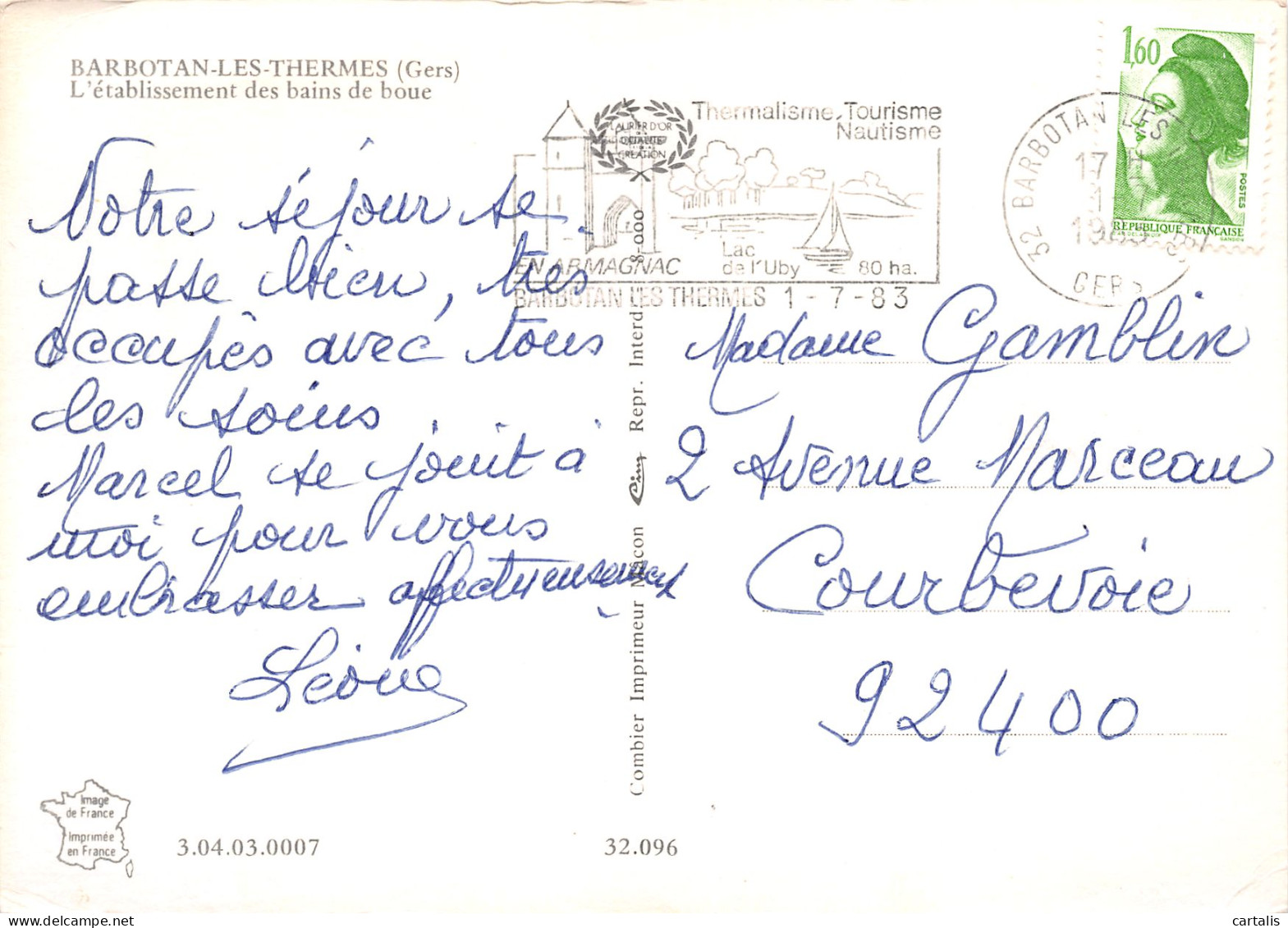 32-BARBOTAN LES THERMES-N°3775-C/0109 - Barbotan