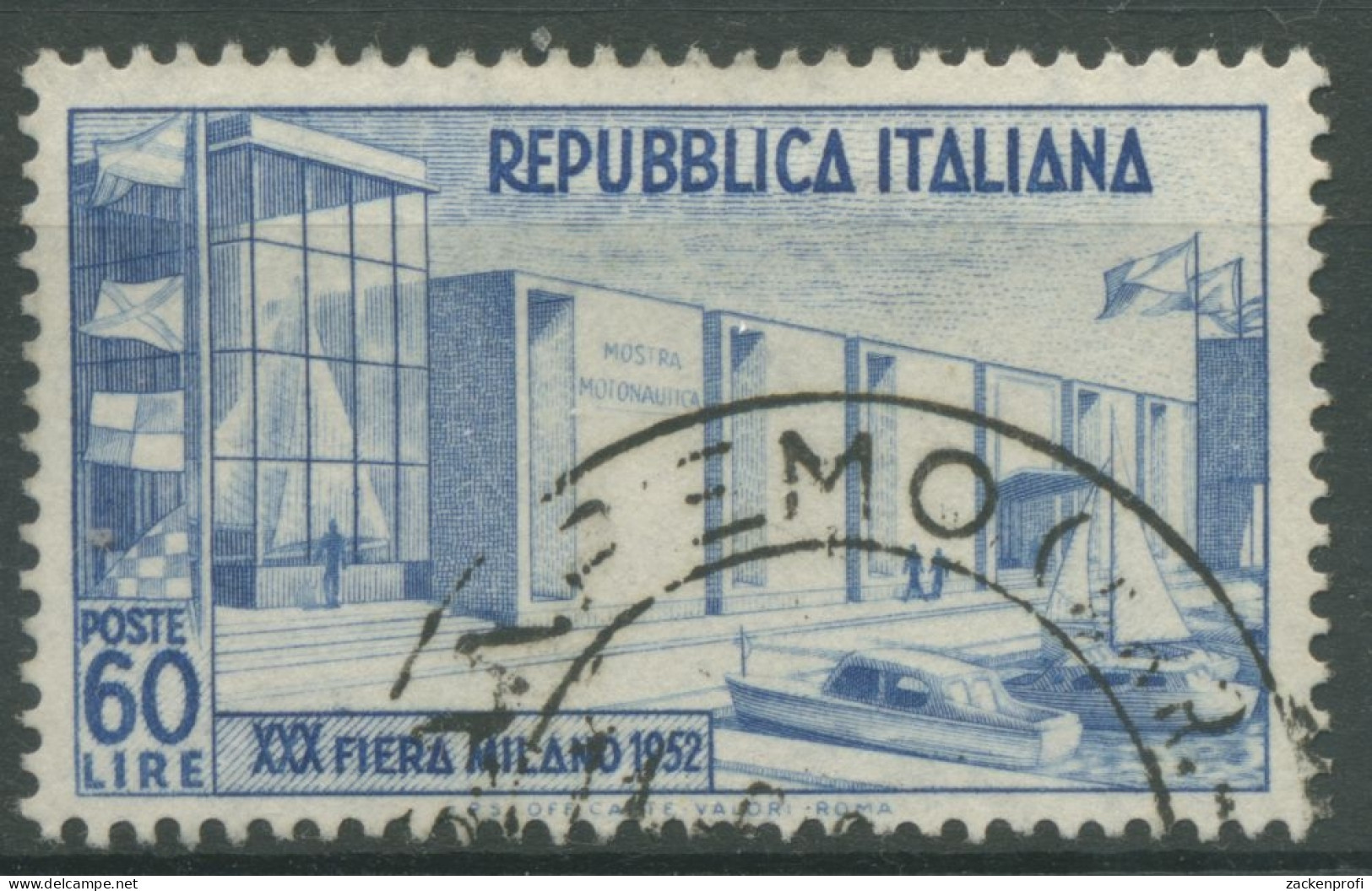 Italien 1952 30. Mailänder Messe 859 Gestempelt - 1946-60: Gebraucht