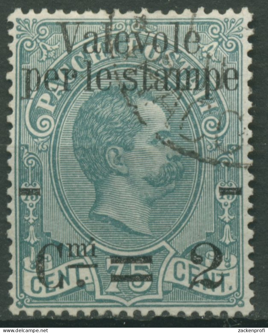 Italien 1890 Zeitungsmarke, Paketmarke 4 Mit Aufdruck 64 Gestempelt - Usati
