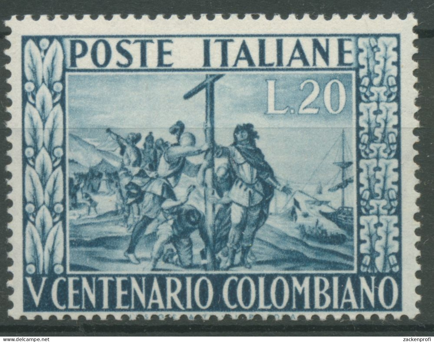 Italien 1951 500. Geburtstag Von Christoph Kolumbus 833 Postfrisch - 1946-60: Nieuw/plakker