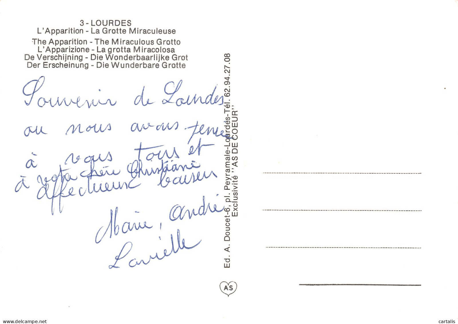 65-LOURDES-N°3775-C/0011 - Lourdes