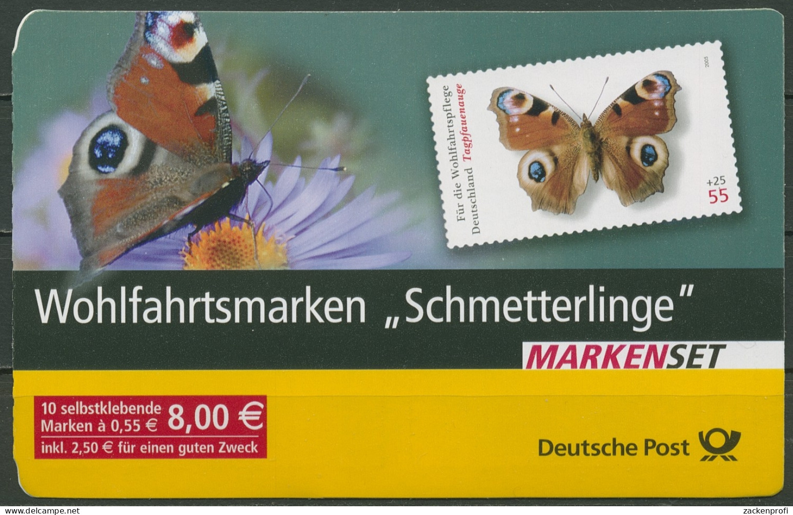 Bund Markenheftchen 2005 Schmetterlinge MH 60 (2504) Postfrisch (C17337) - Autres & Non Classés
