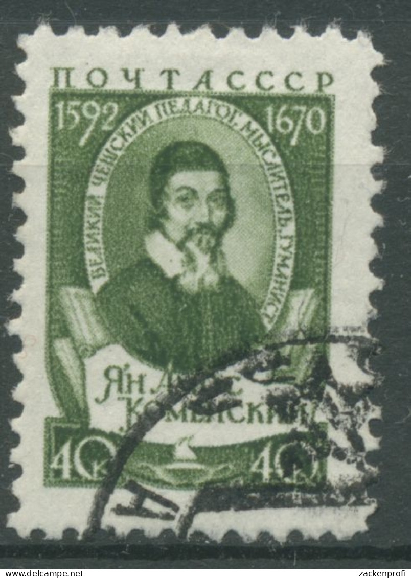 Sowjetunion 1958 Johann Amos Comenius Theologe 2070 Gestempelt - Used Stamps