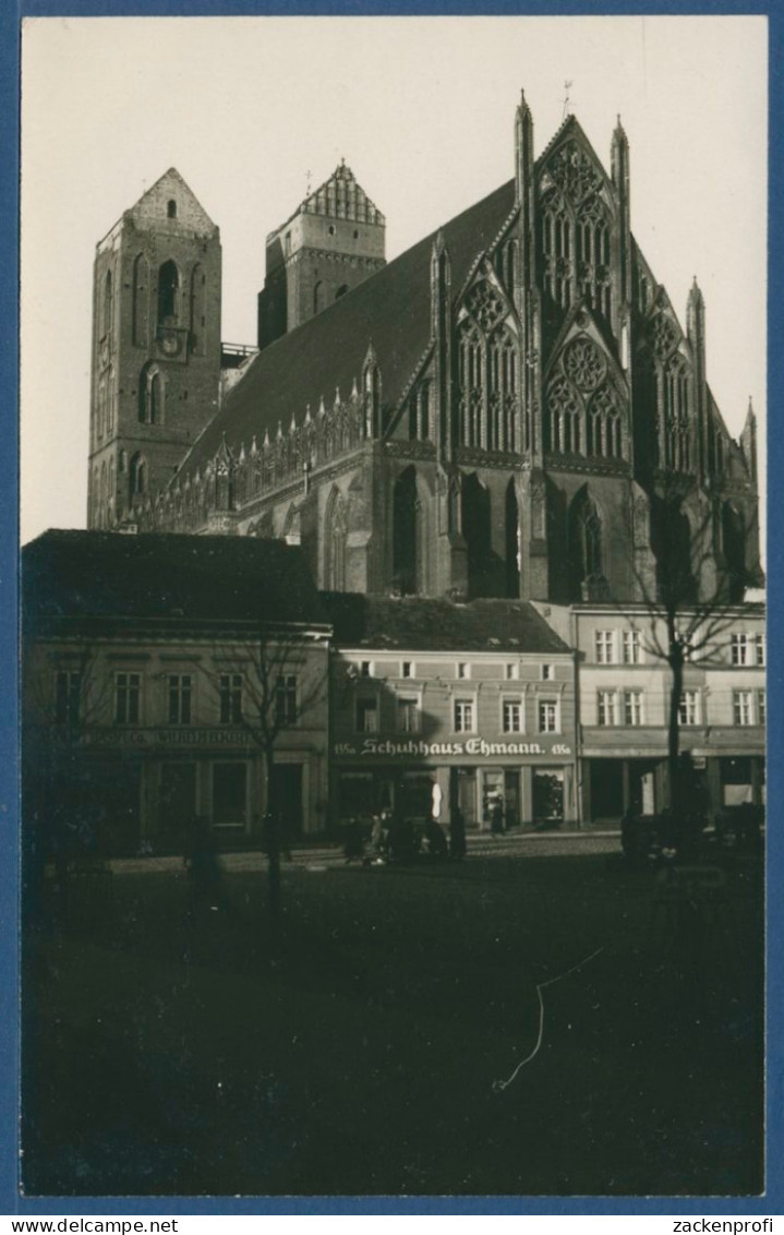 Prenzlau Marienkirche Schuhhaus Ehrmann, Ungebraucht (AK1883) - Prenzlau