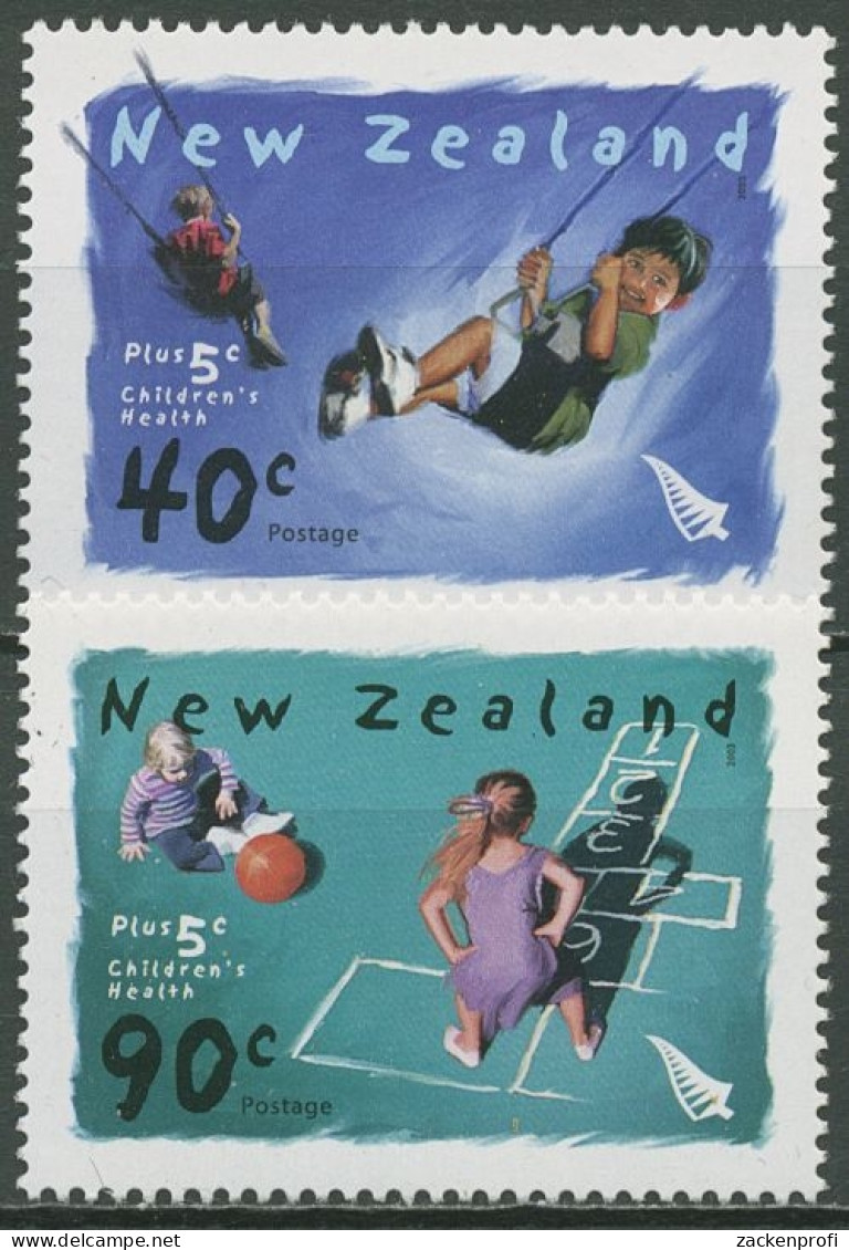 Neuseeland 2003 Kinderhilfe Kinderspielplätze 2115/16 Postfrisch - Neufs
