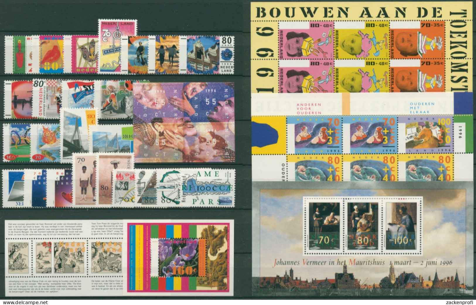 Niederlande Kompletter Jahrgang 1996 Postfrisch (SG30789) - Annate Complete