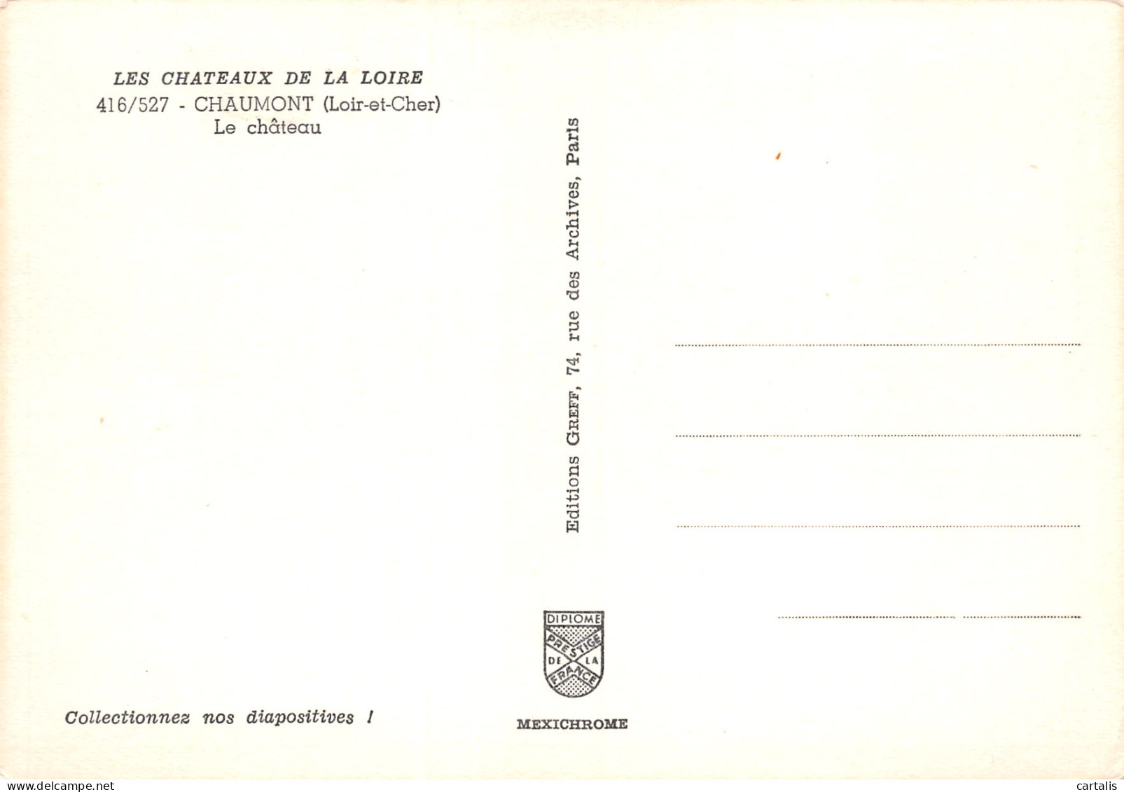 41-CHAUMONT-N°3775-B/0097 - Other & Unclassified