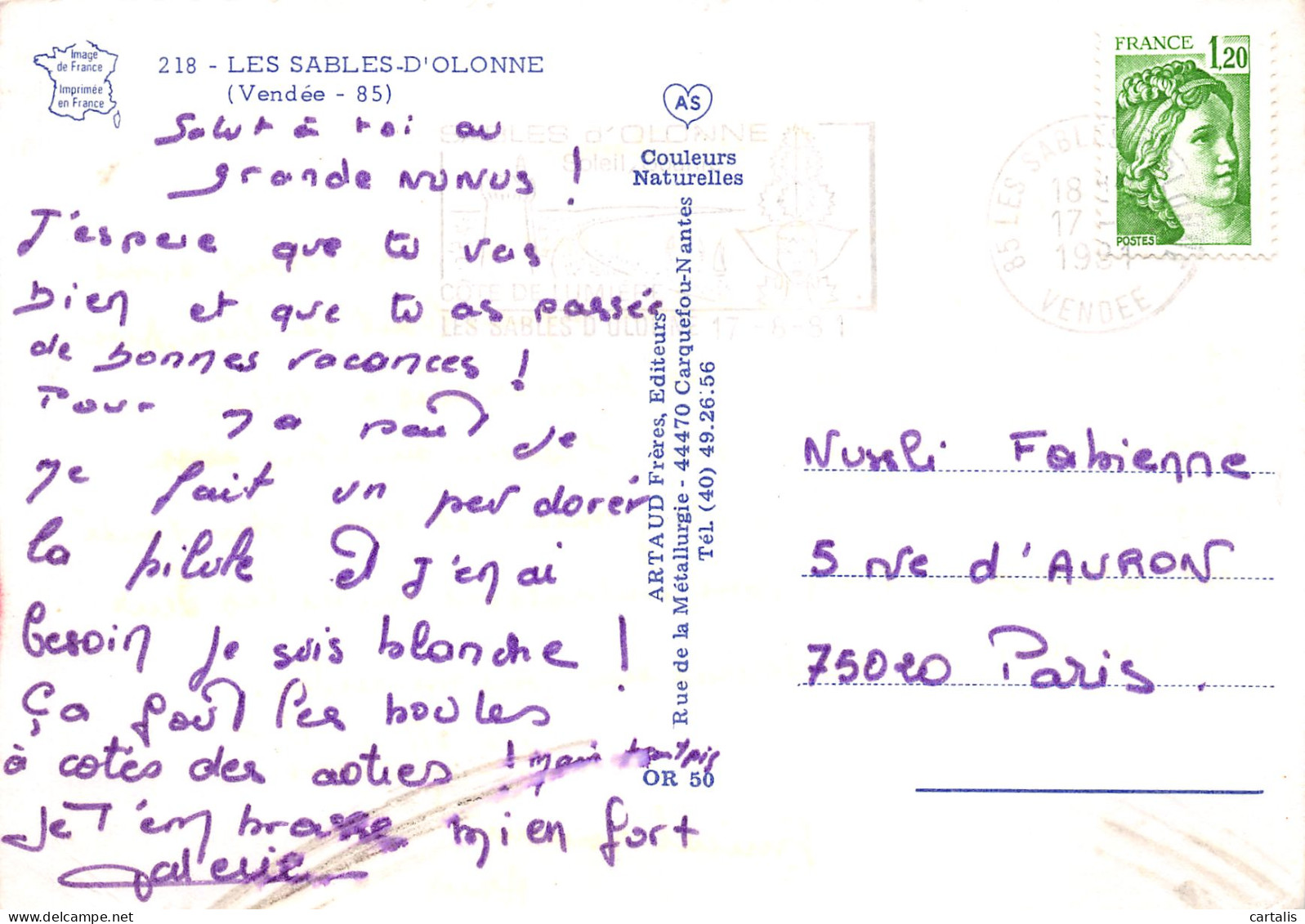 85-LES SABLES D OLONNE-N°3775-A/0397 - Sables D'Olonne