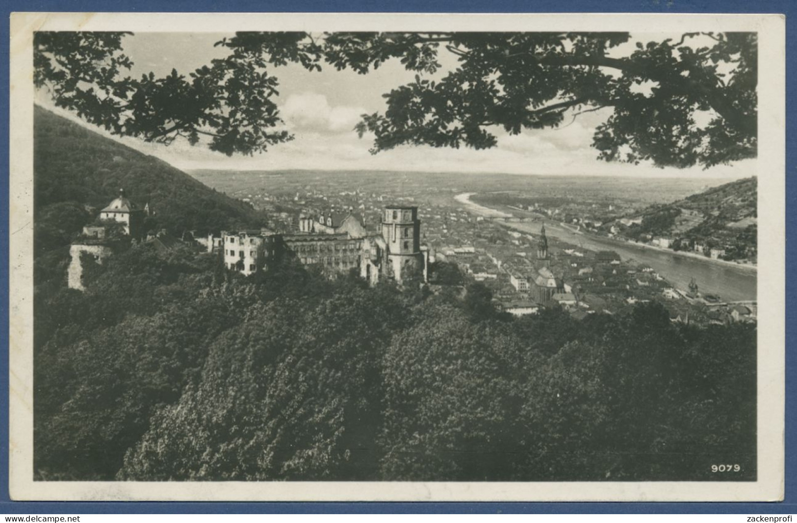 Heidelberg Blick Auf Schloß Und Stadt Foto, Gelaufen 1931 (AK1904) - Heidelberg
