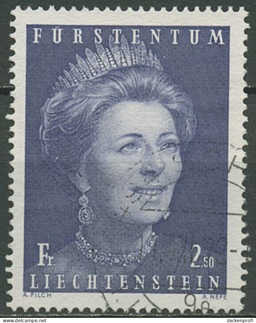 Liechtenstein 1971 Fürstin Gina 544 Gestempelt - Gebraucht