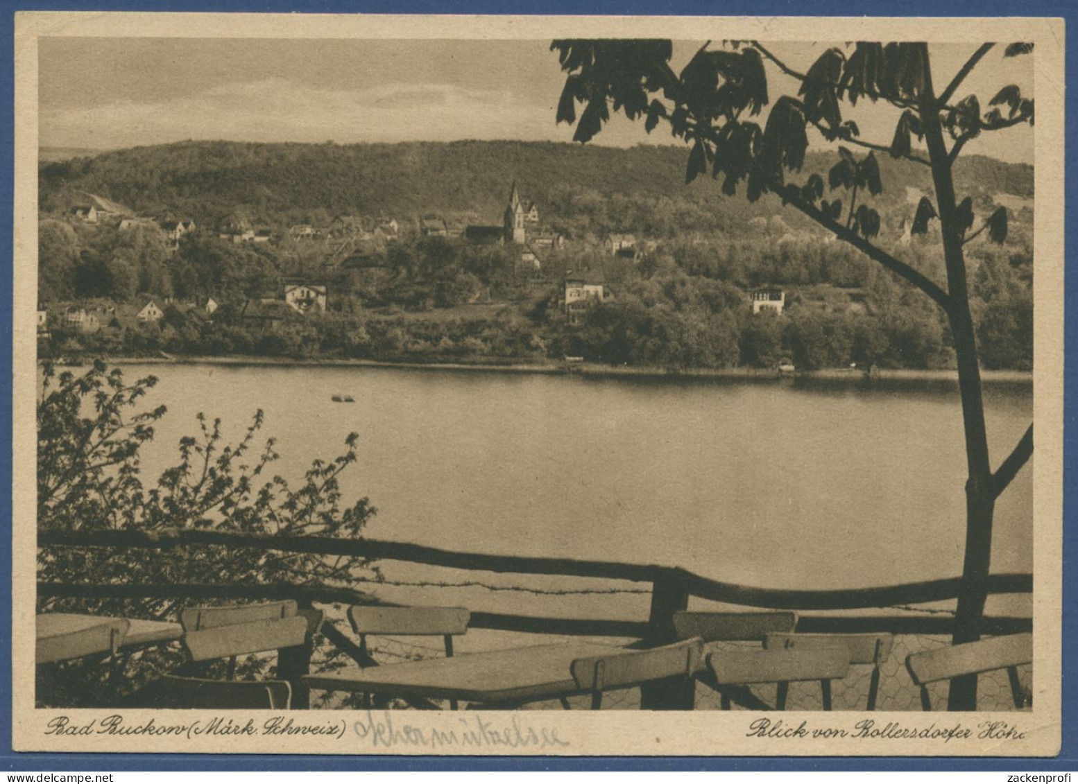 Bad Buckow Märk. Schweiz Blick Von Rollersdorfer Höhe, Gelaufen 1928 (AK2281) - Buckow