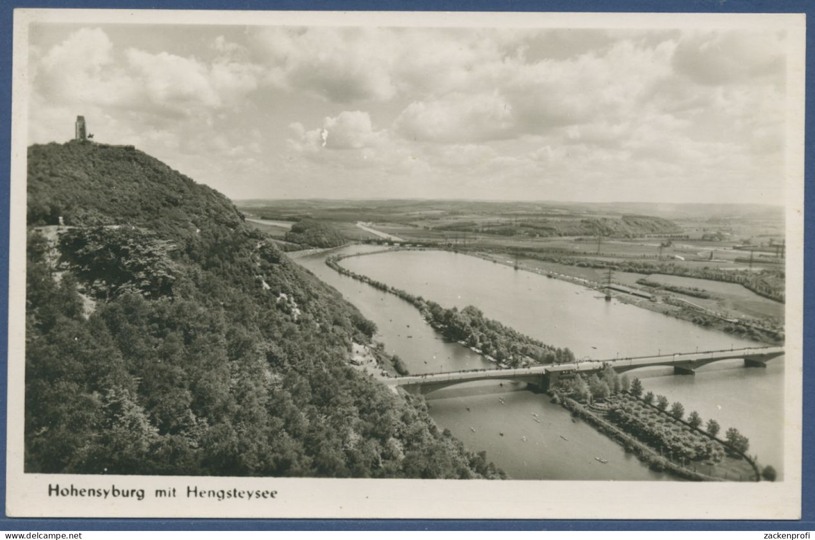 Hohensyburg Mit Hengsteysee, Ungebraucht (AK2376) - Dortmund