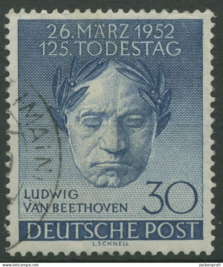 Berlin 1952 Ludwig Van Beethoven 87 Gestempelt (R19273) - Gebraucht