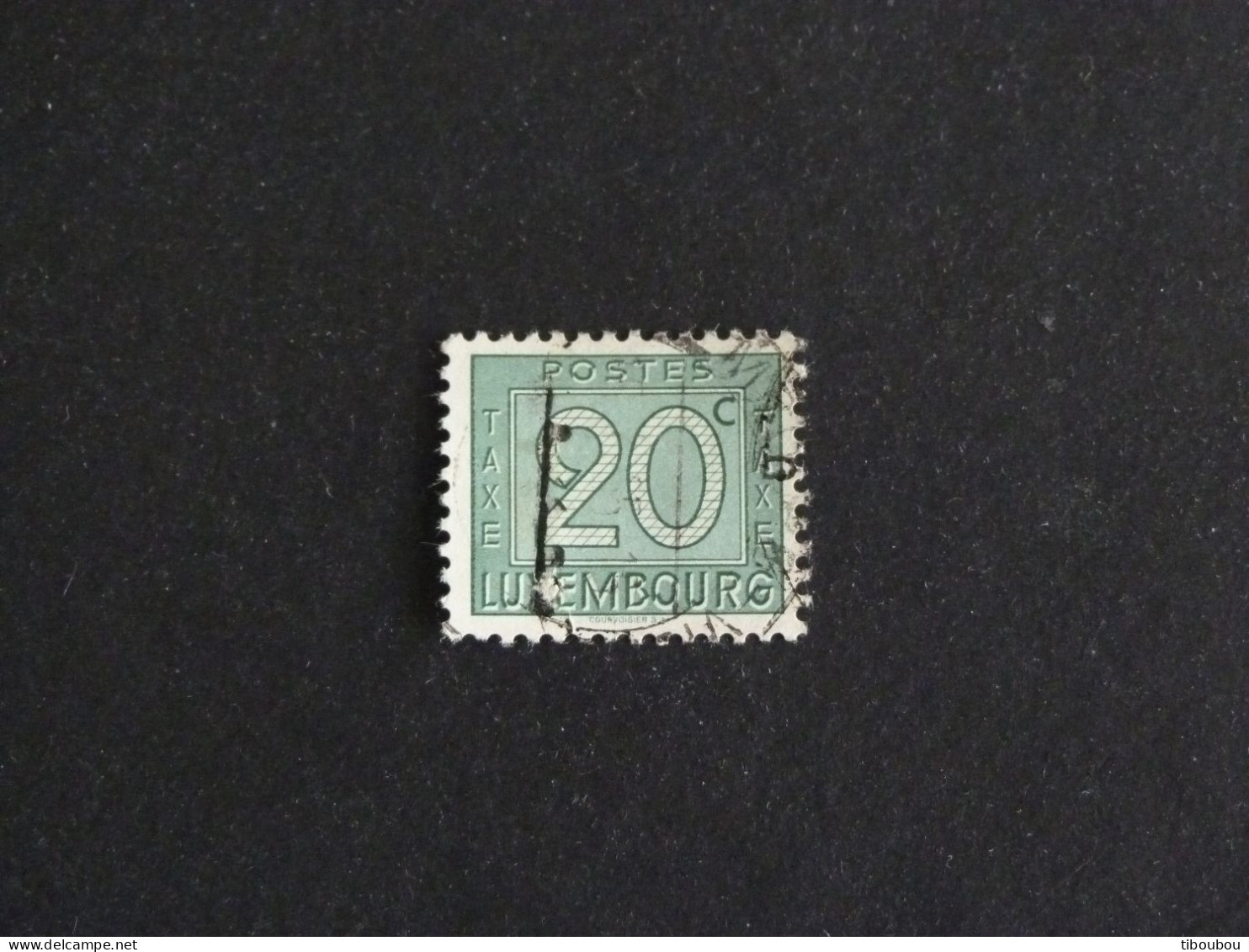 LUXEMBOURG LUXEMBURG YT TAXE 25 OBLITERE - Postage Due
