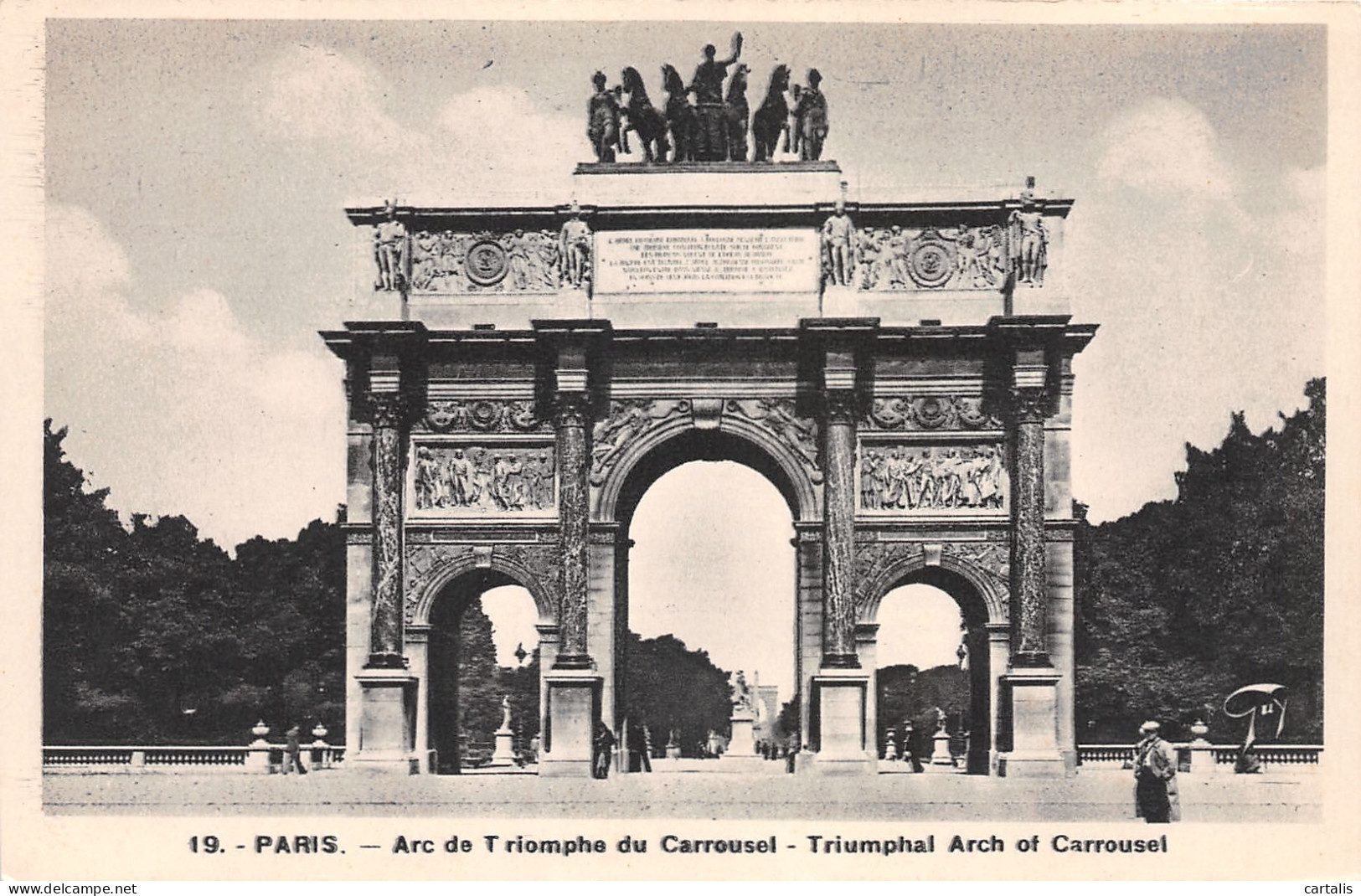 75-PARIS ARC DE TRIOMPHE-N°3775-E/0139 - Arc De Triomphe