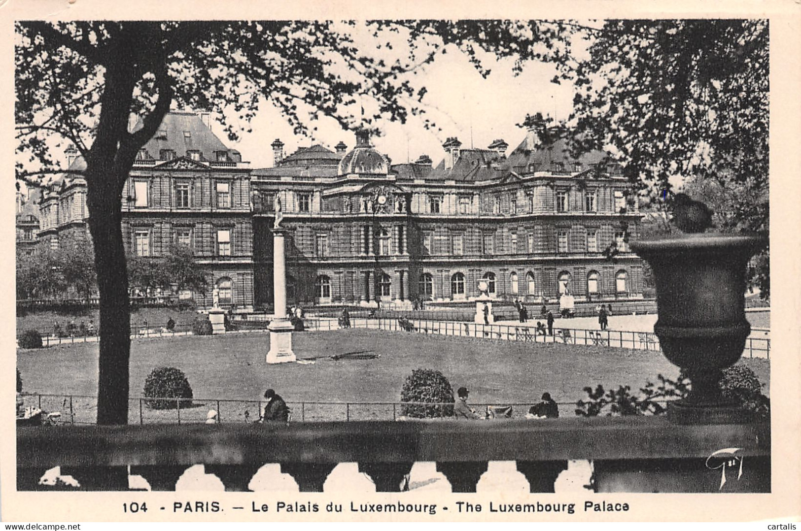 75-PARIS LE PALAIS DU Luxembourg-N°3775-E/0143 - Autres & Non Classés