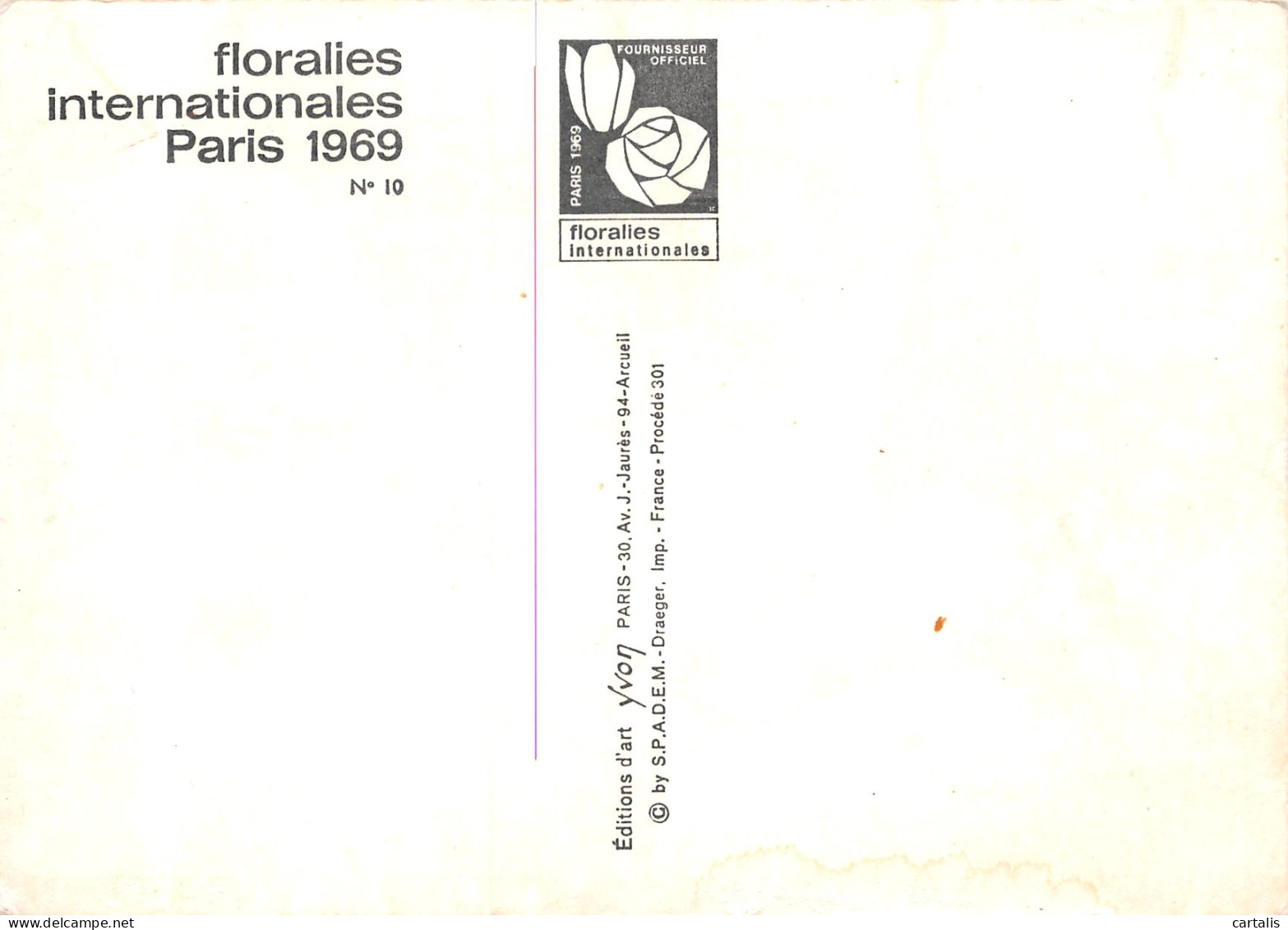 75-PARIS FLORALIES INTERNATIONALES-N°3775-D/0337 - Autres & Non Classés