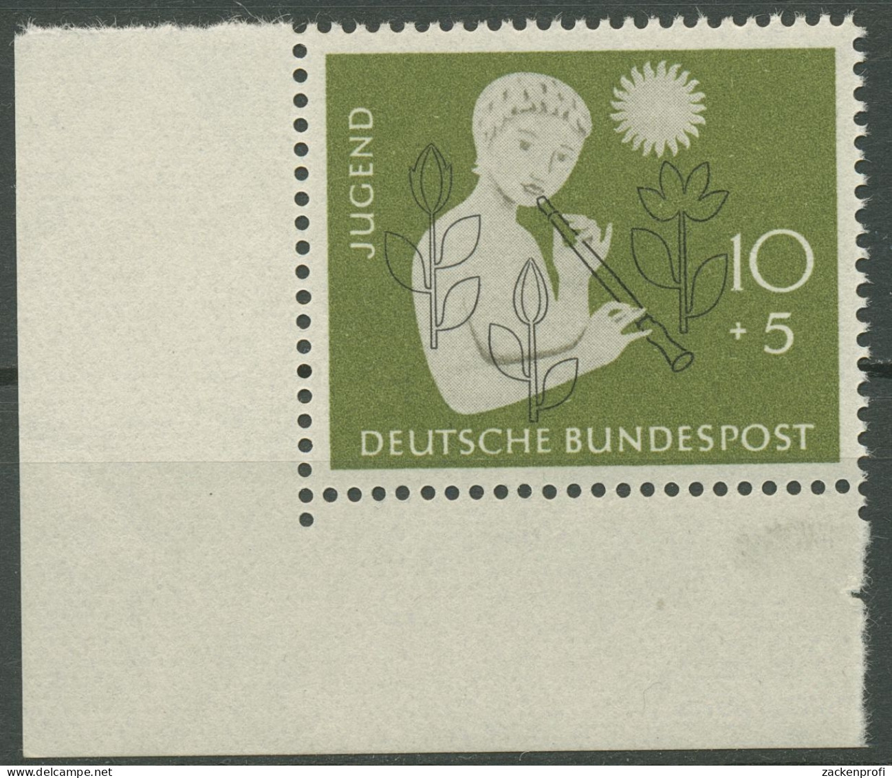 Bund 1956 Jugend 233 Ecke 3 Unten Links Postfrisch - Unused Stamps