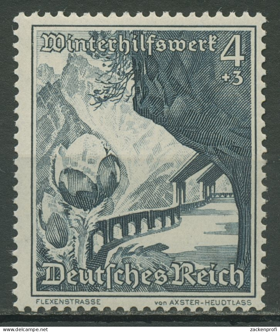 Deutsches Reich 1938 Winterhilfswerk WHW Ostmarklandschaften 676 Postfrisch - Neufs