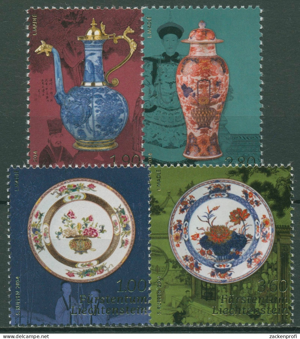 Liechtenstein 2014 Schätze Chinesisches Porzellan 1733/36 Postfrisch - Unused Stamps