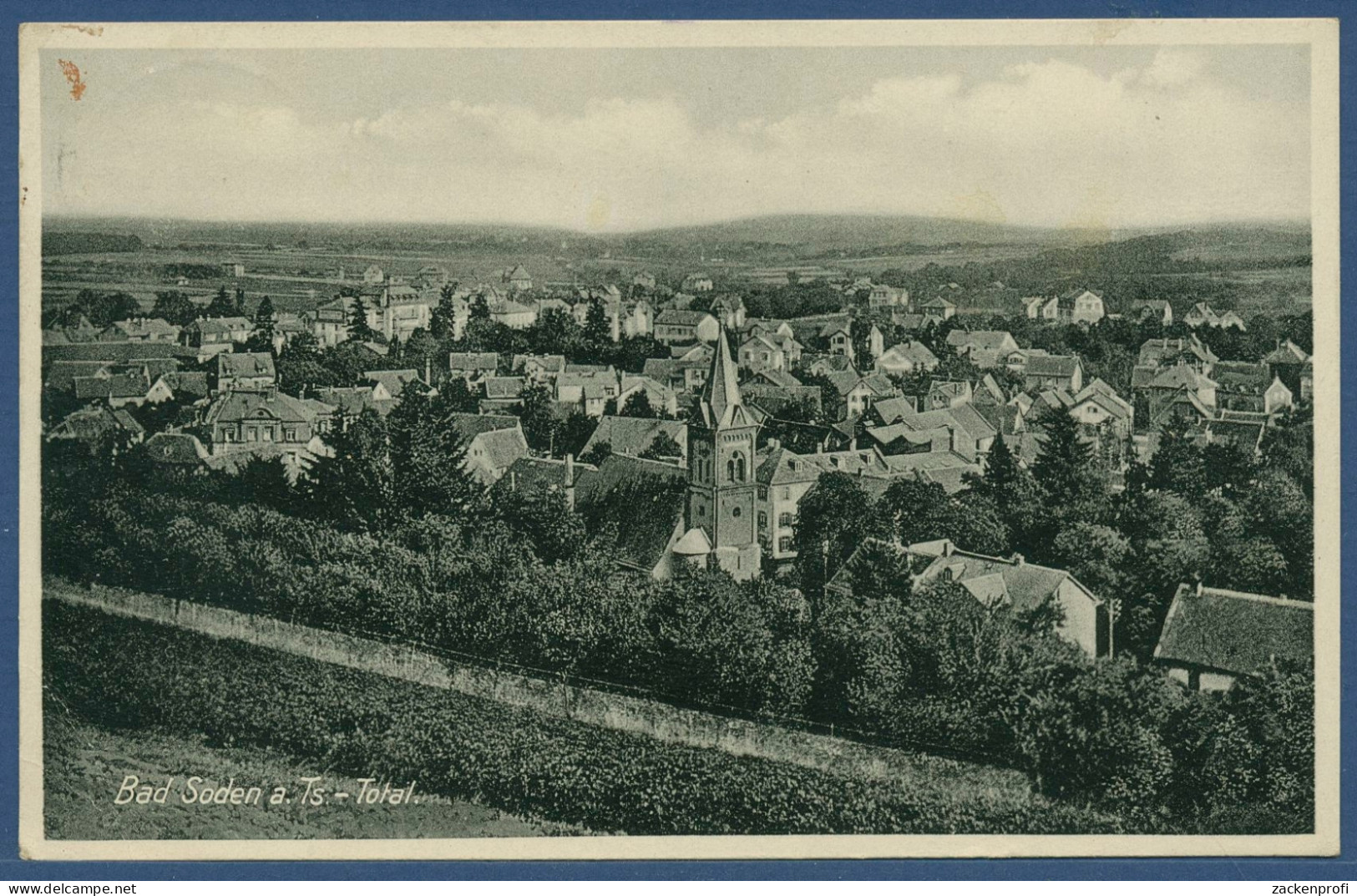 Bad Soden Am Taunus Gesamtansicht, Gelaufen Marke Fehlt (AK3333) - Bad Soden