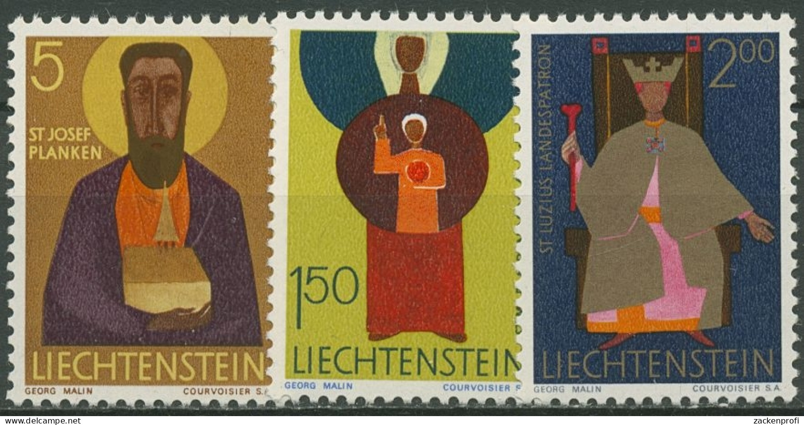 Liechtenstein 1968 Kirchenpatrone 500/02 Postfrisch - Ongebruikt