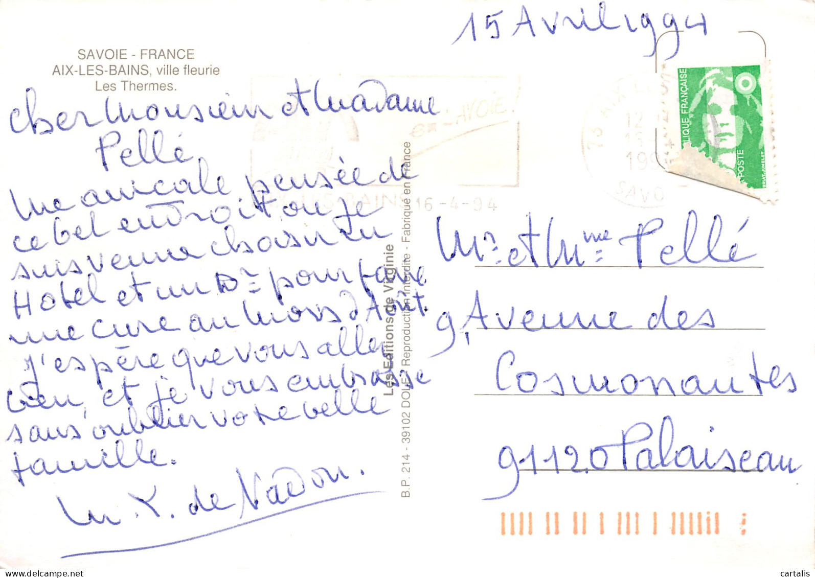 73-AIX LES BAINS-N°3775-D/0085 - Aix Les Bains