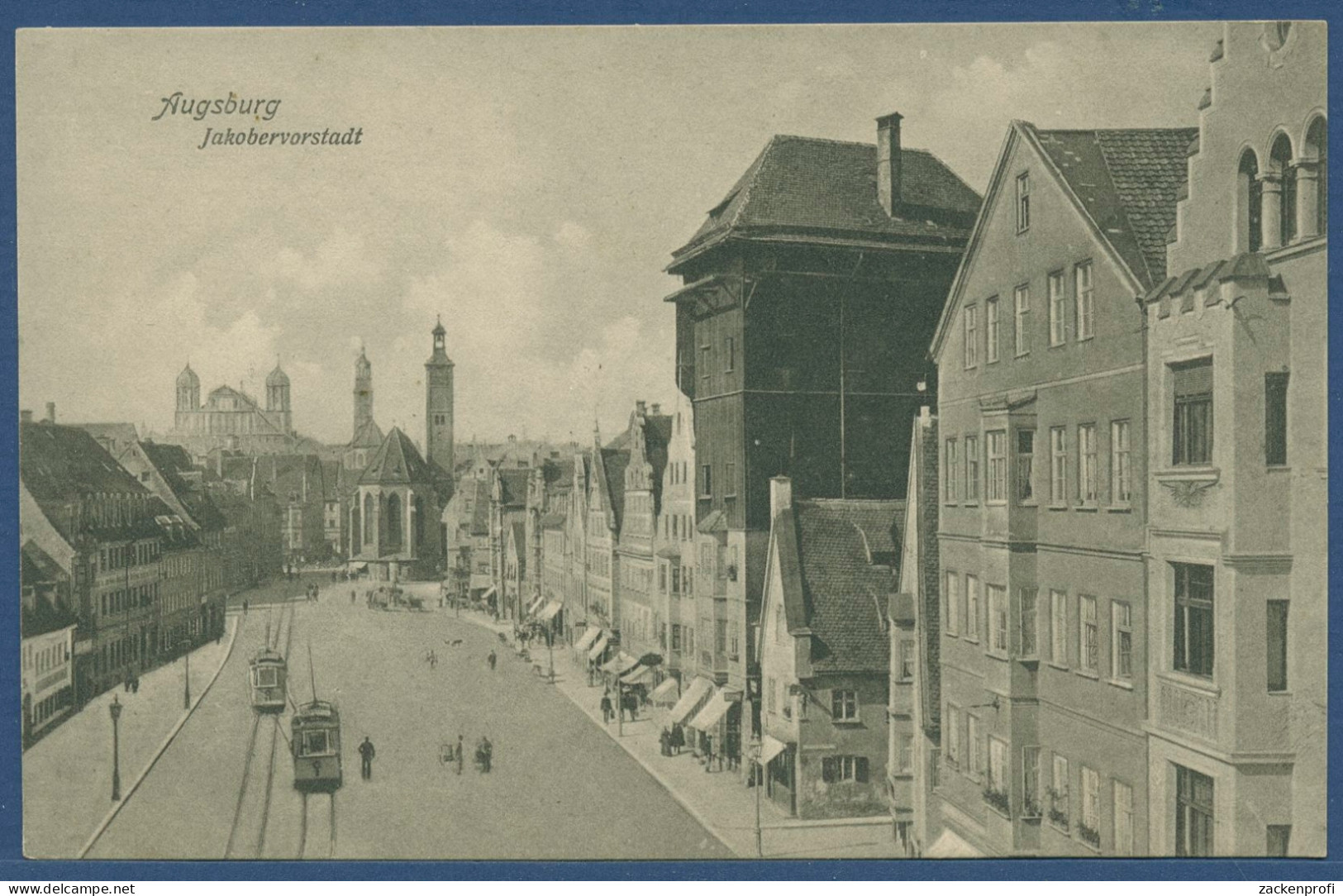 Augsburg Jakobervorstadt, Ungebraucht Einklebespuren (AK3309) - Augsburg