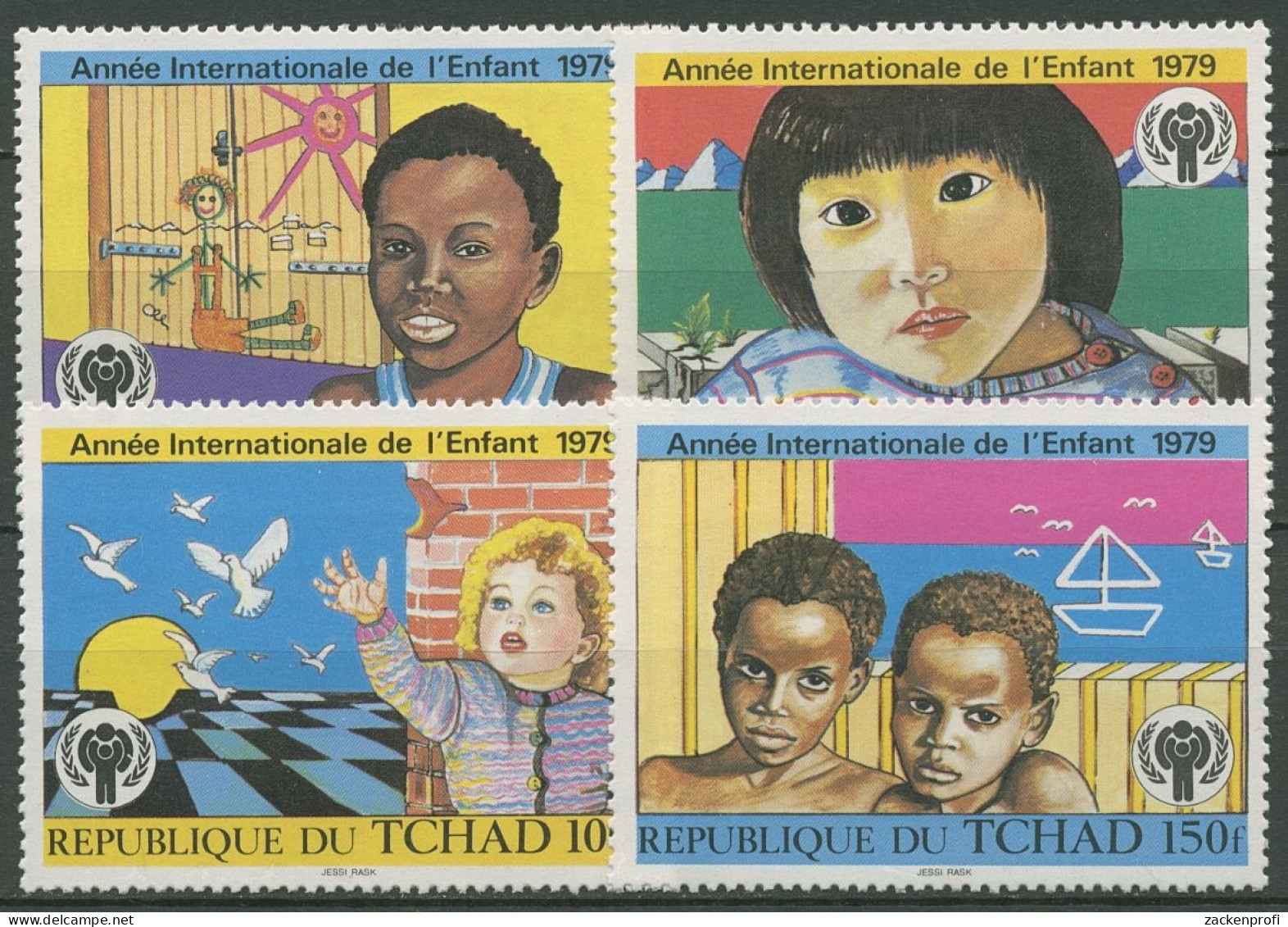 Tschad 1979 Internationales Jahr Des Kindes 856/59 Postfrisch - Chad (1960-...)