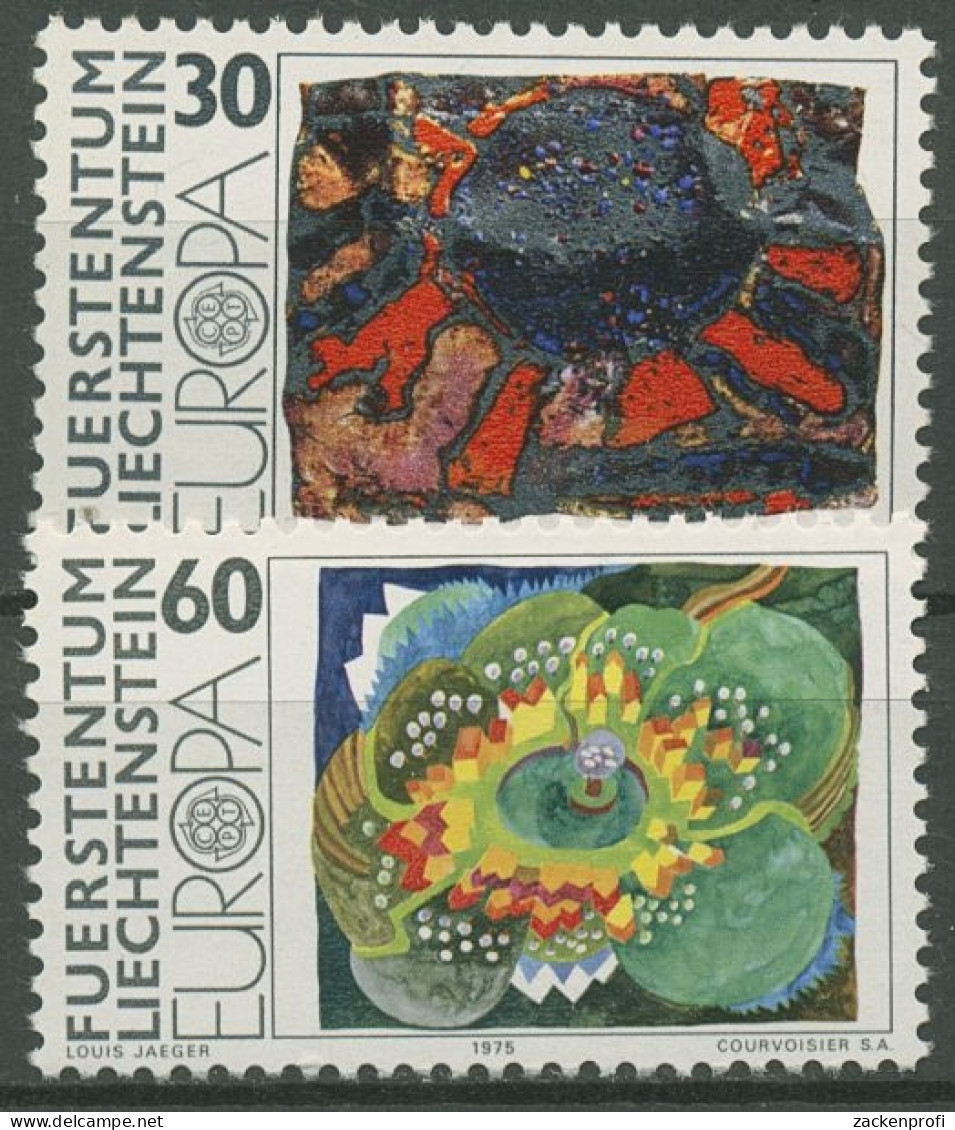 Liechtenstein 1975 Europa CEPT Gemälde 623/24 Postfrisch - Neufs