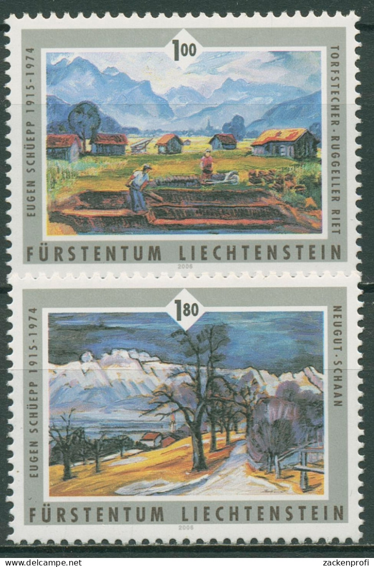 Liechtenstein 2006 Gemälde Maler Eugen Schüepp 1405/06 Postfrisch - Nuevos