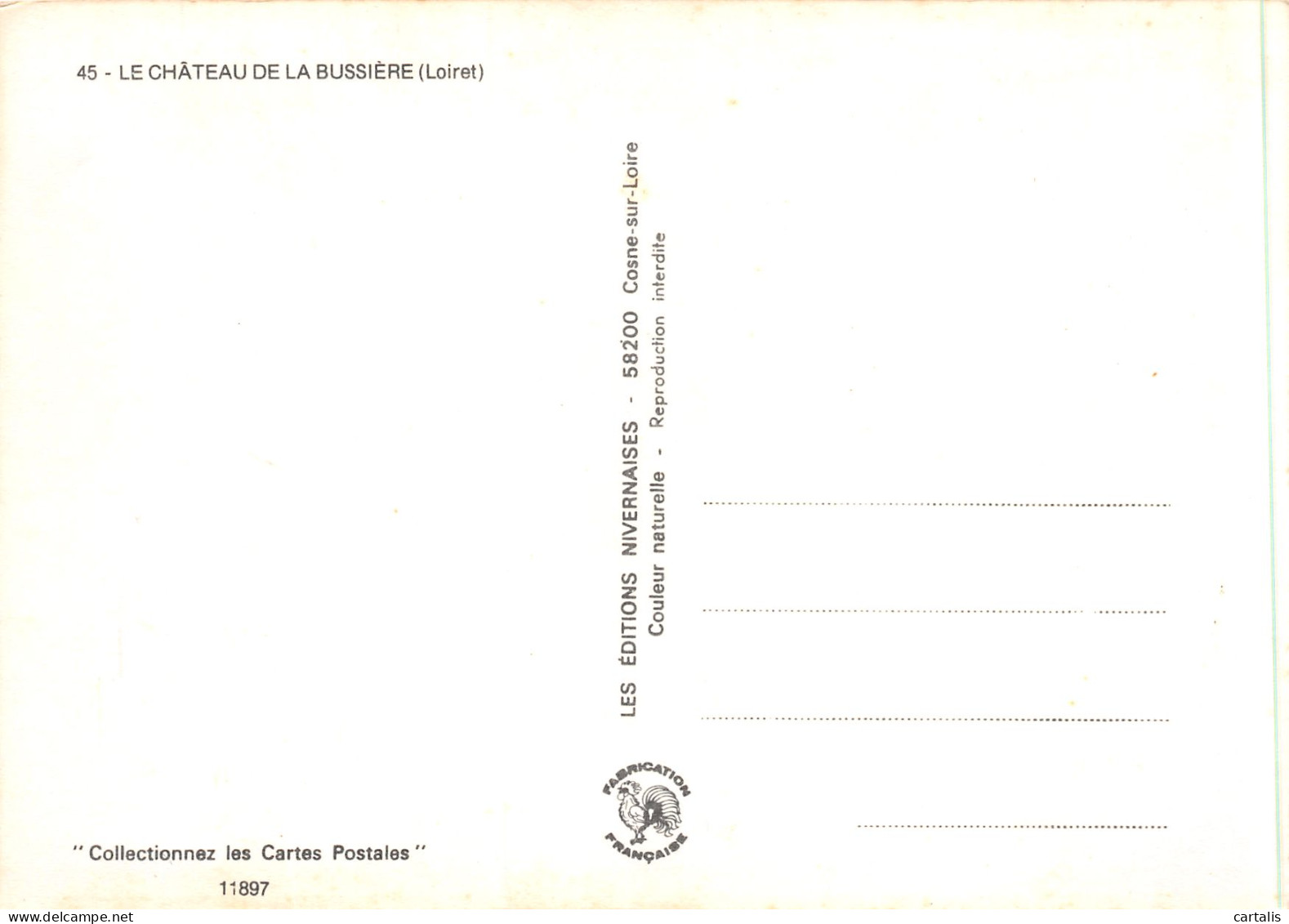 45-LA BUSSIERE-N°3776-C/0367 - Other & Unclassified